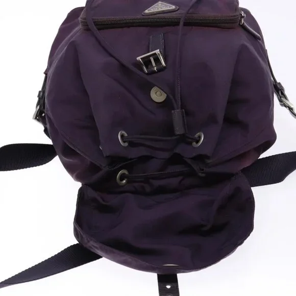 PRADA Backpack Nylon Purple Auth 83697 PRADA Backpack Nylon Pink Auth 81180 | eBay main image 2